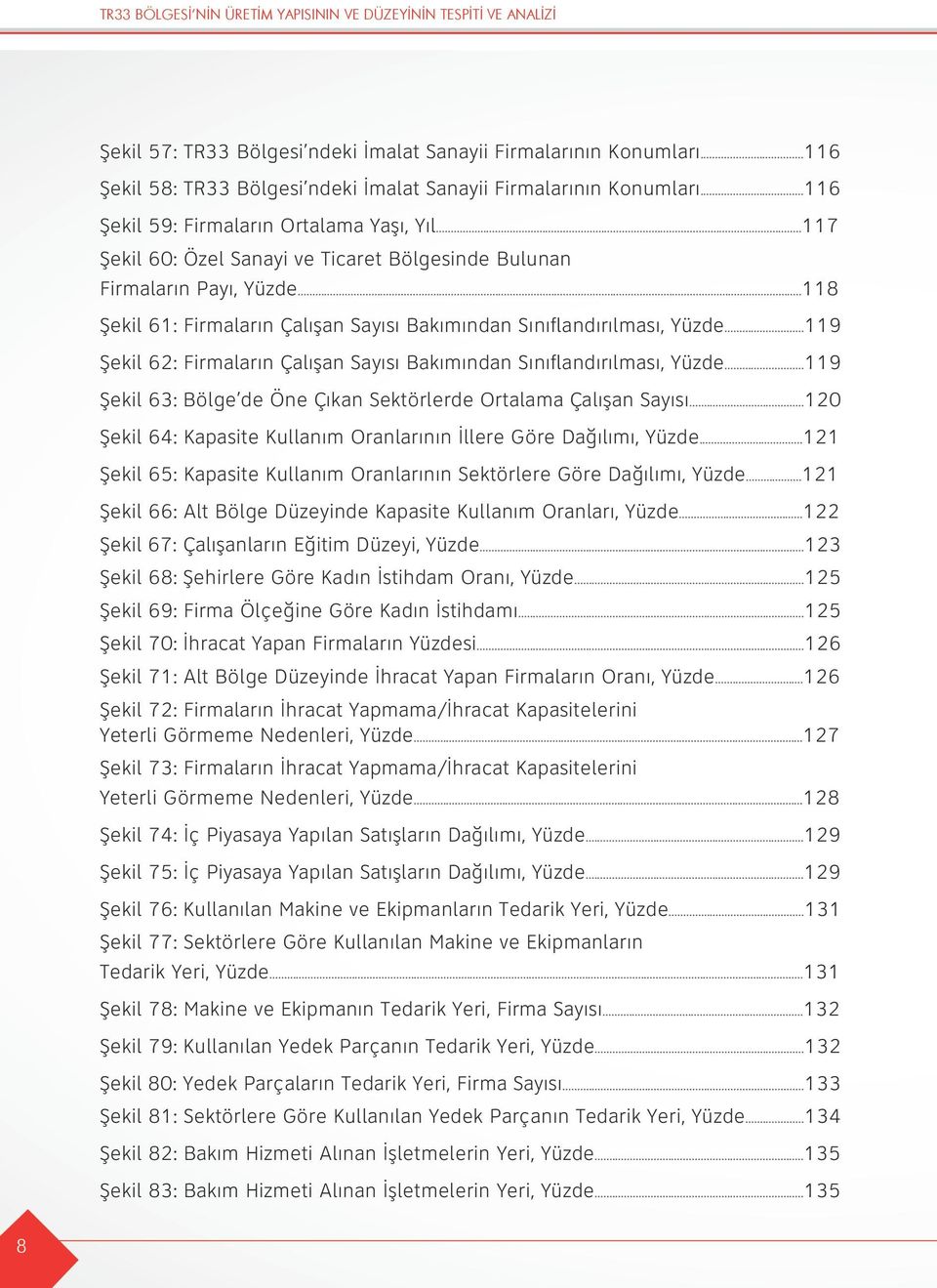 ..118 Şekil 61: Firmaların Çalışan Sayısı Bakımından Sınıflandırılması, Yüzde...119 Şekil 62: Firmaların Çalışan Sayısı Bakımından Sınıflandırılması, Yüzde.