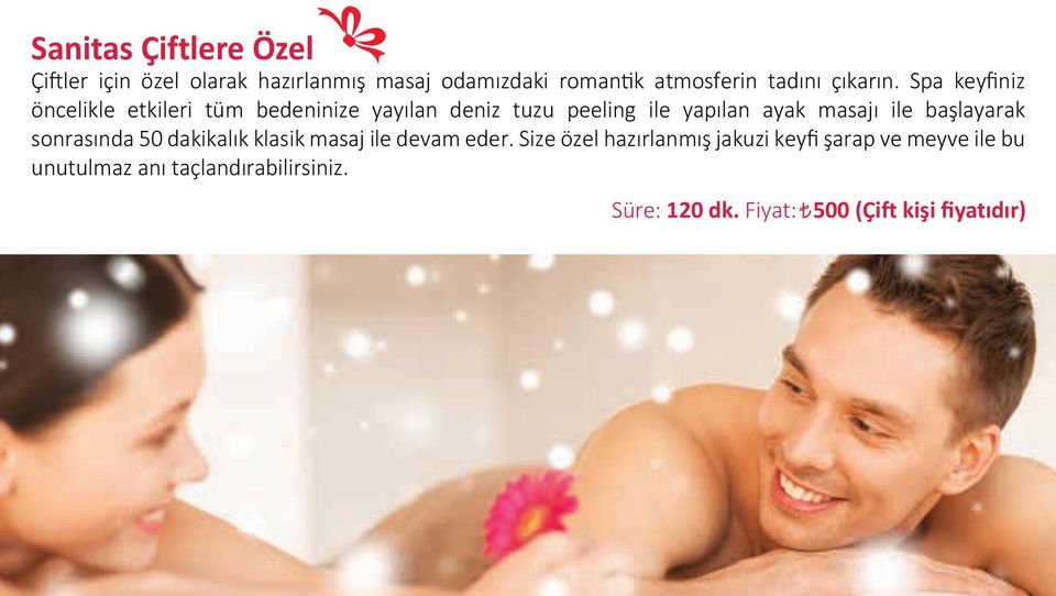 Spa keyfiniz öncelikle etkileri tüm bedeninize yayılan deniz tuzu peeling ile yapılan ayak masajı ile