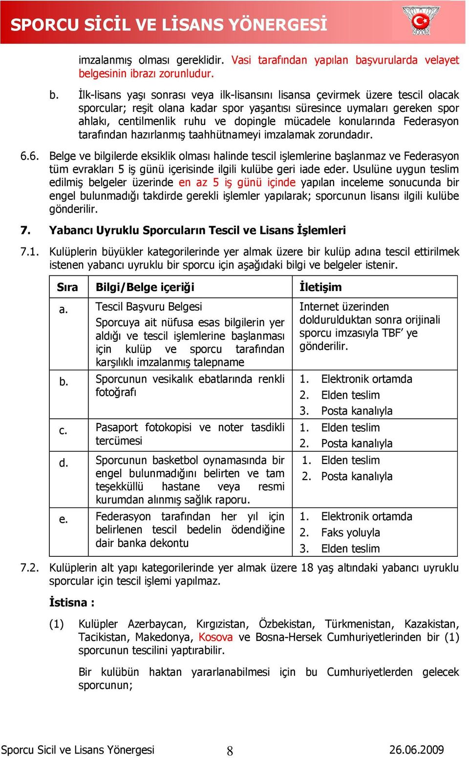 lgesinin ibrazı zorunludur. b.