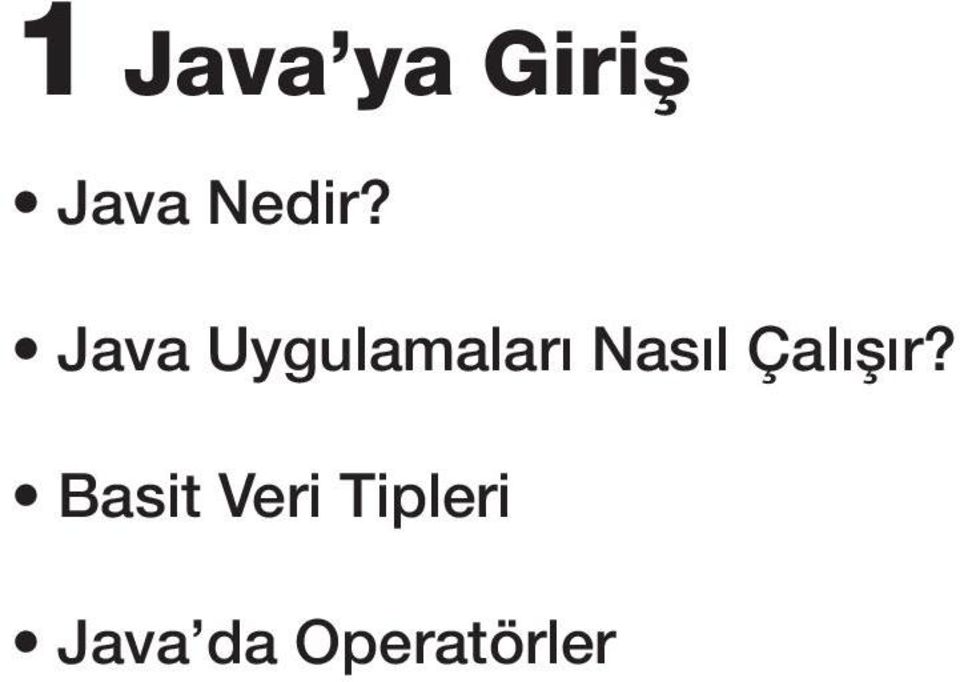 Java Uygulamaları Nasıl