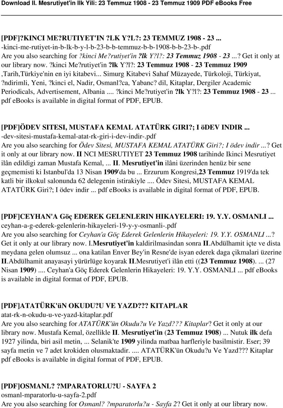 ndirimli, Yeni,?kinci el, Nadir, Osmanl?ca, Yabanc? dil, Kitaplar, Dergiler Academic Periodicals, Advertisement, Albania...?kinci Me?rutiyet'in?lk Y?l?: 23 Temmuz 1908-23.