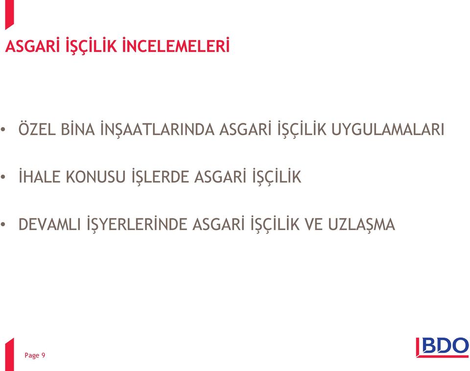 İHALE KONUSU İŞLERDE ASGARİ İŞÇİLİK