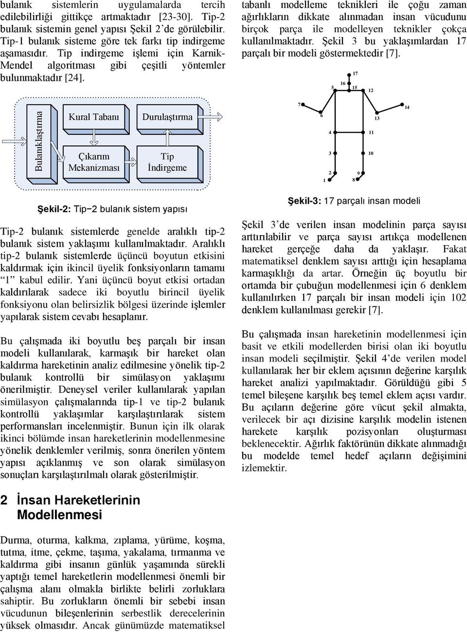 tabanlı modelleme teknikleri ile çoğu zaman ağırlıkların dikkate alınmadan insan vücudunu birçok parça ile modelleyen teknikler çokça kullanılmaktadır.