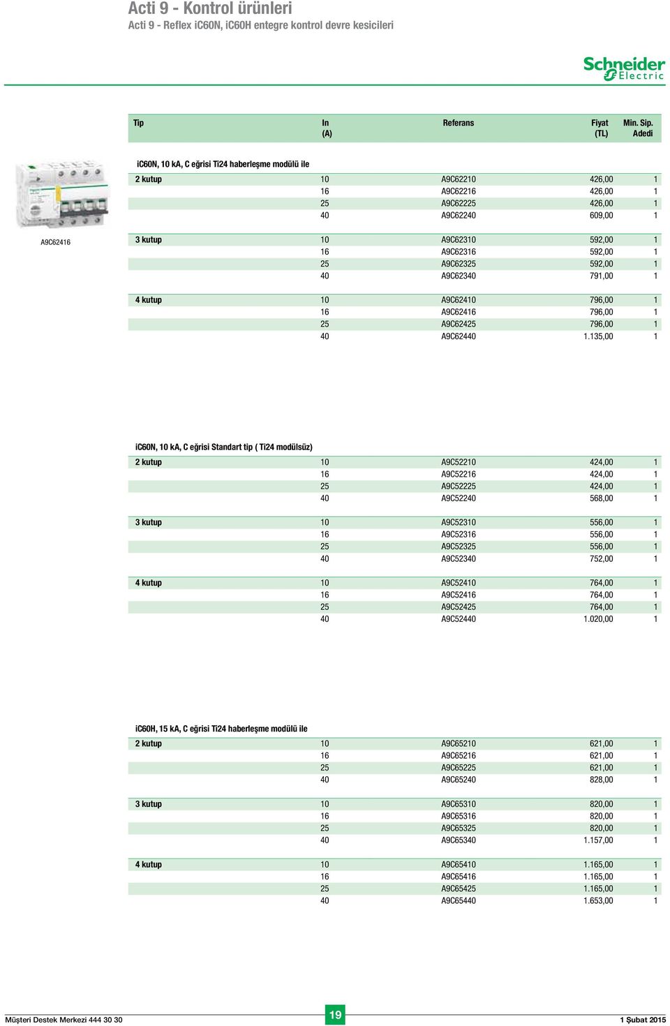 592,00 1 25 A9C62325 592,00 1 40 A9C62340 791,00 1 4 kutup 10 A9C62410 796,00 1 16 A9C62416 796,00 1 25 A9C62425 796,00 1 40 A9C62440 1.