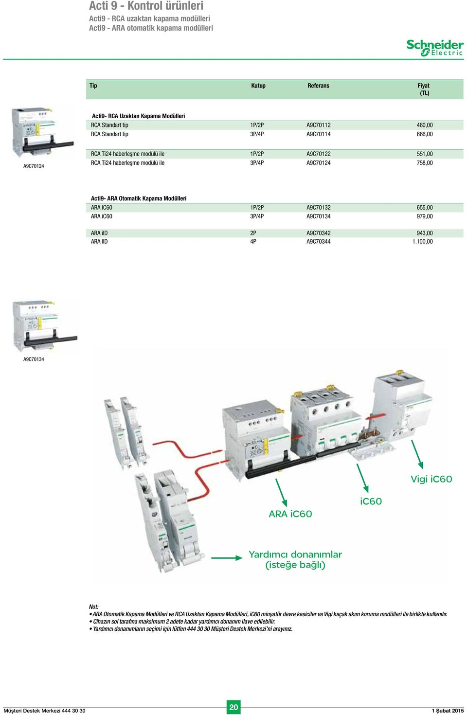 A9C70132 655,00 ARA ic60 3P/4P A9C70134 979,00 ARA iid 2P A9C70342 943,00 ARA iid 4P A9C70344 1.