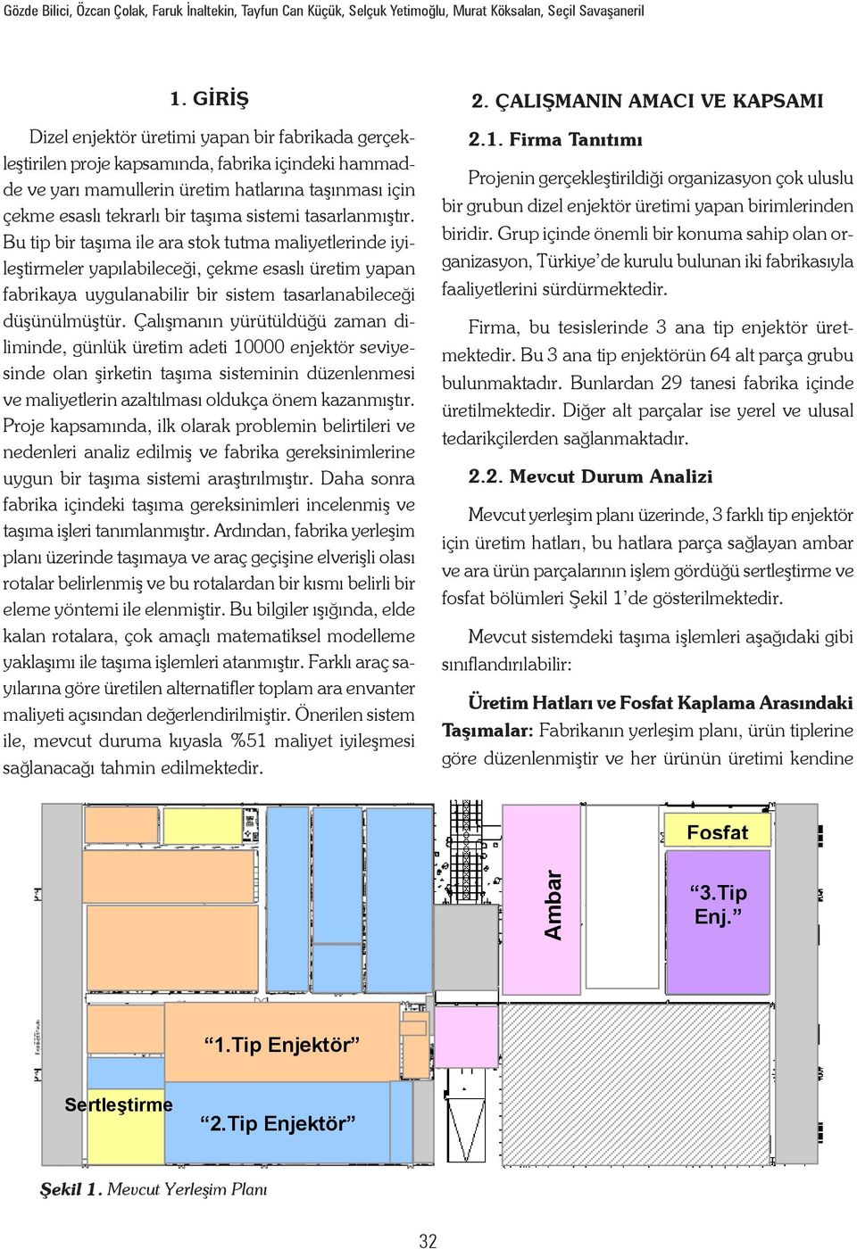 sistemi tasarlanmıştır. Bu tip bir taşıma ile ara stok tutma maliyetlerinde iyileştirmeler yapılabileceği, çekme esaslı üretim yapan fabrikaya uygulanabilir bir sistem tasarlanabileceği düşünülmüştür.