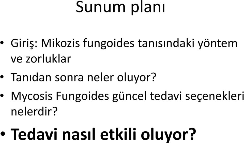 sonra neler oluyor?