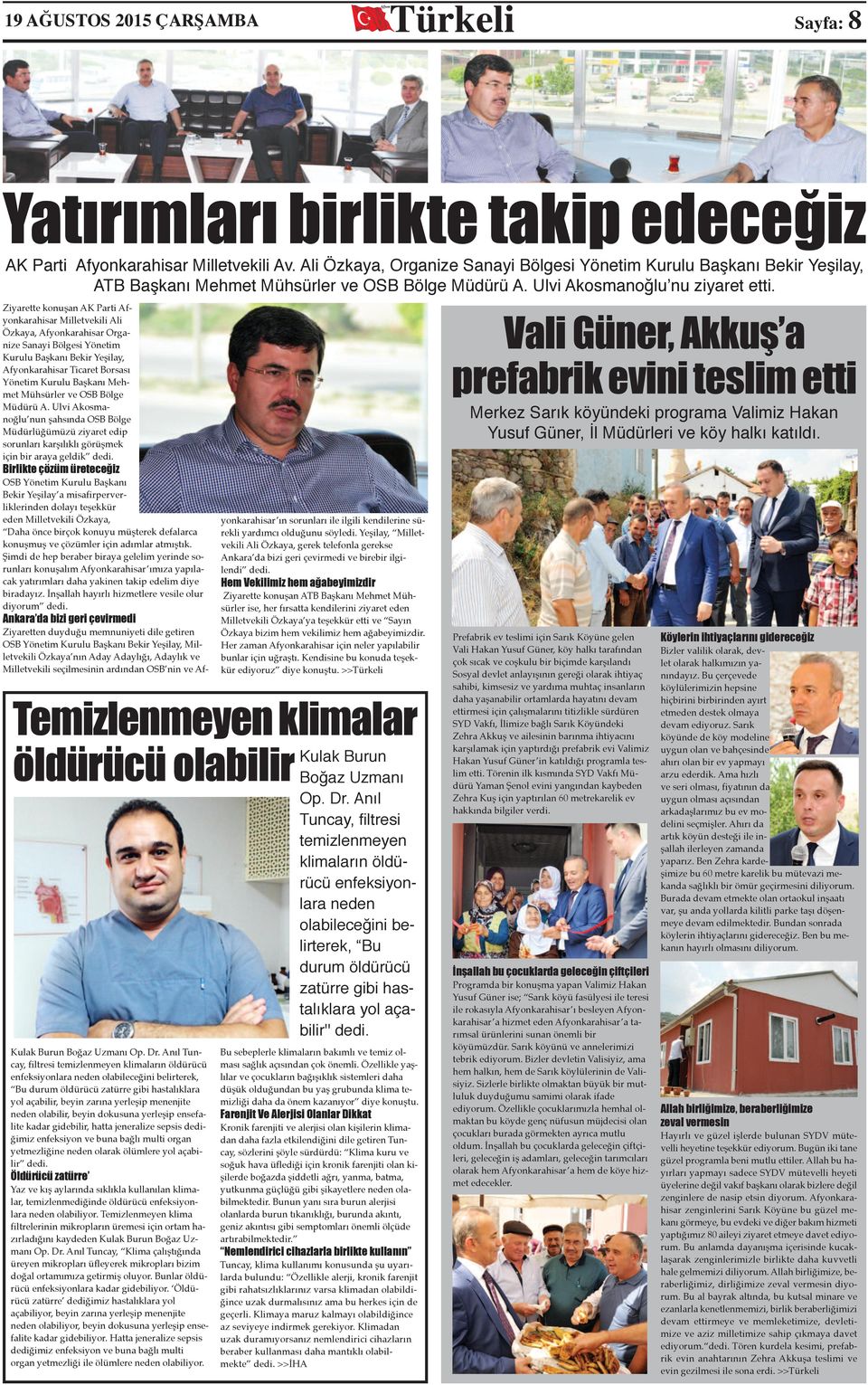 Temizlenmeyen klimalar öldürücü olabilir Kulak Burun Boğaz Uzmanı Op. Dr.