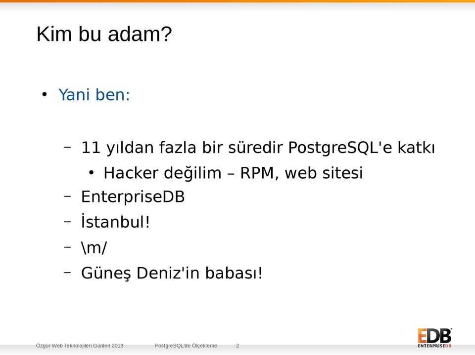 PostgreSQL'e katkı Hacker değilim
