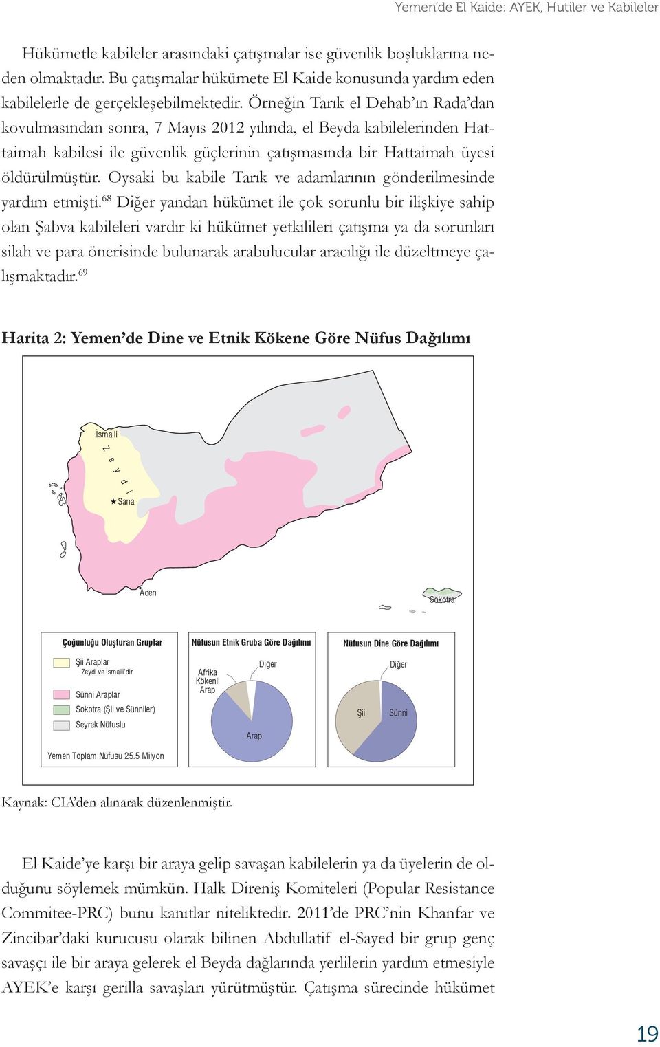 Örneğin Tarık el Dehab ın Rada dan kovulmasından sonra, 7 Mayıs 2012 yılında, el Beyda kabilelerinden Hattaimah kabilesi ile güvenlik güçlerinin çatışmasında bir Hattaimah üyesi öldürülmüştür.