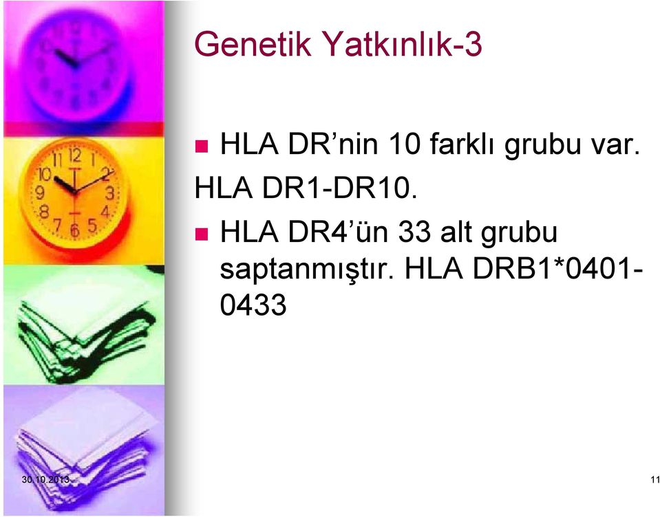 HLA DR4 ün 33 alt grubu