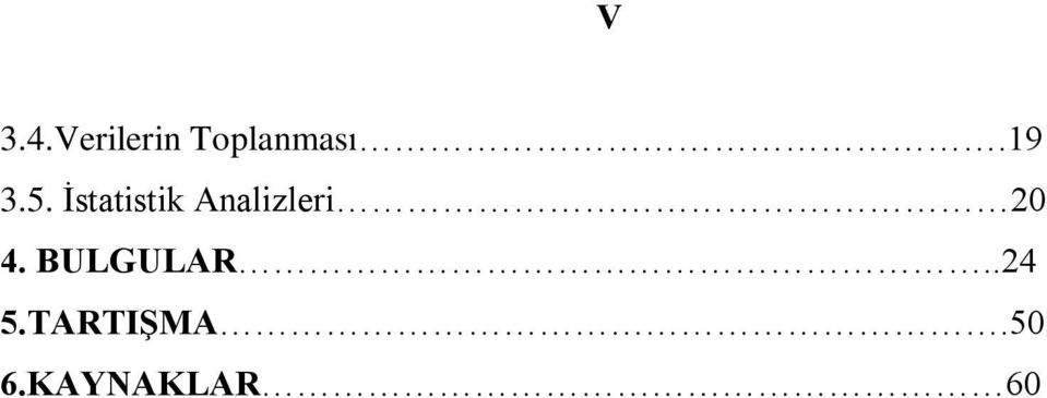 5. Ýstatistik Analizleri