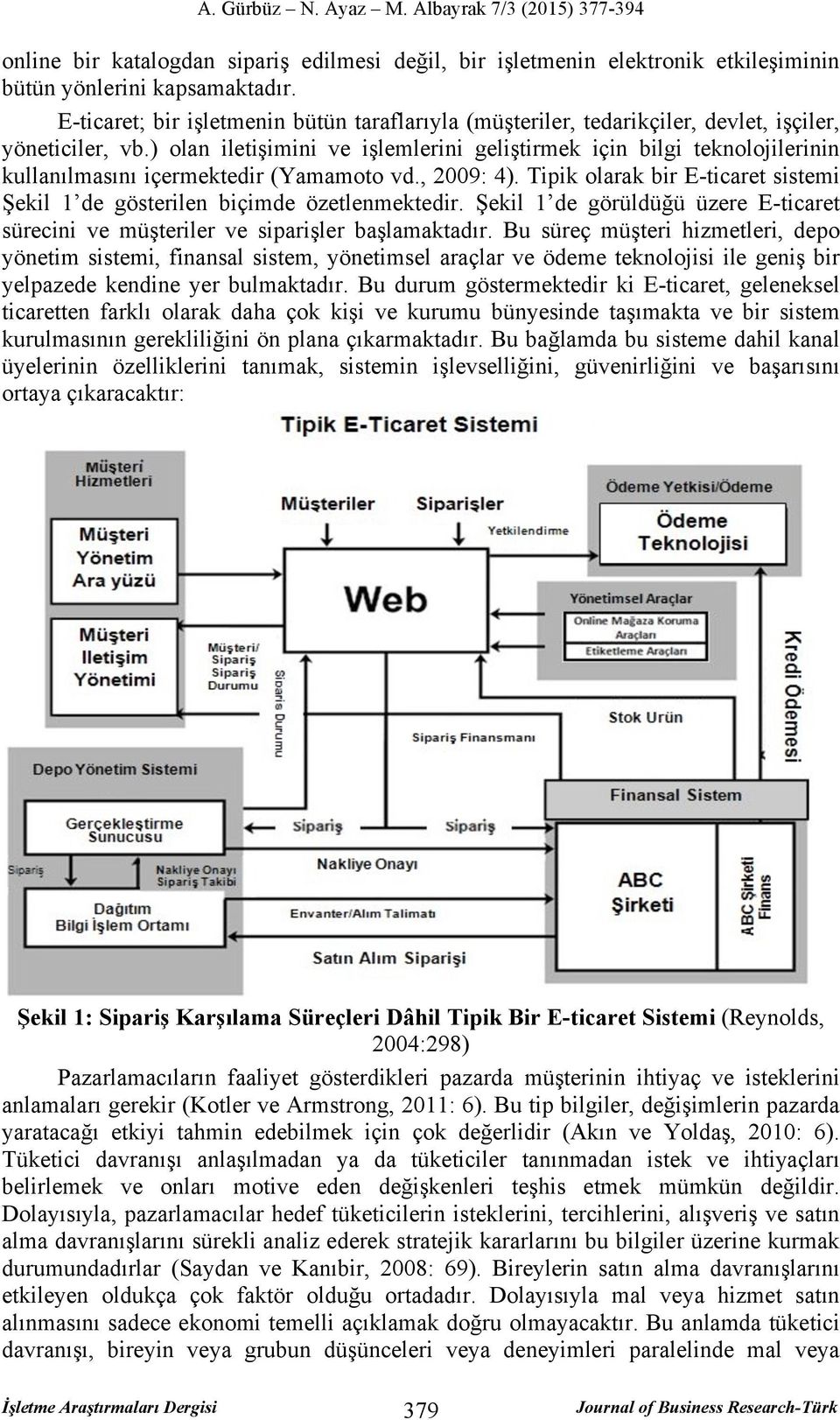 ) olan iletişimini ve işlemlerini geliştirmek için bilgi teknolojilerinin kullanılmasını içermektedir (Yamamoto vd., 2009: 4).