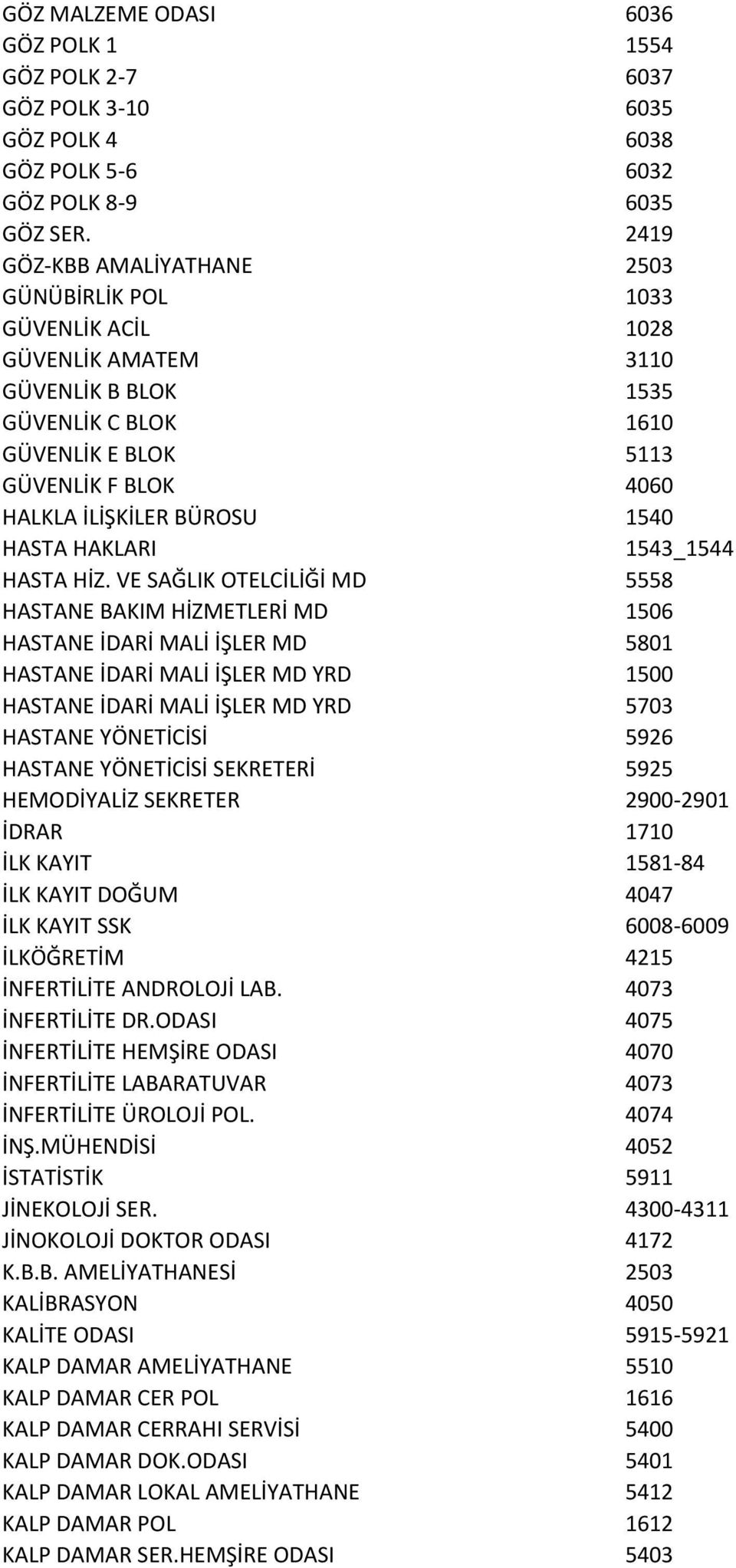 1540 HASTA HAKLARI 1543_1544 HASTA HİZ.