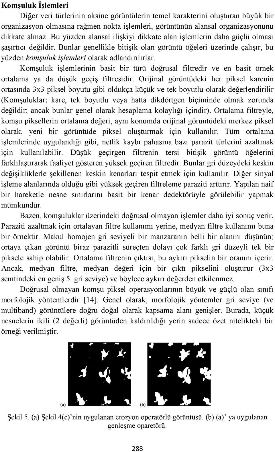 Bunlar genellikle bitişik olan görüntü öğeleri üzerinde çalışır, bu yüzden komşuluk işlemleri olarak adlandırılırlar.