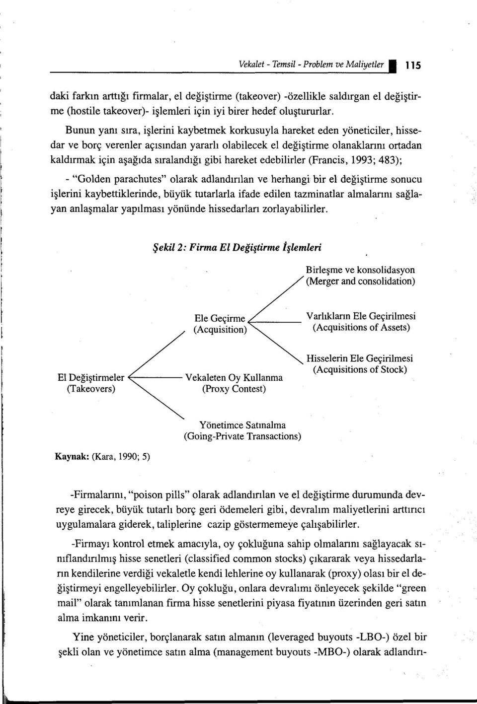 Bunun yanı sıra, işlerini kaybetmek korkusuyla hareket eden yöneticiler, hissedar ve borç verenler açısından yararlı olabilecek el değiştirme olanaklarını ortadan kaldırmak için aşağıda sıralandığı