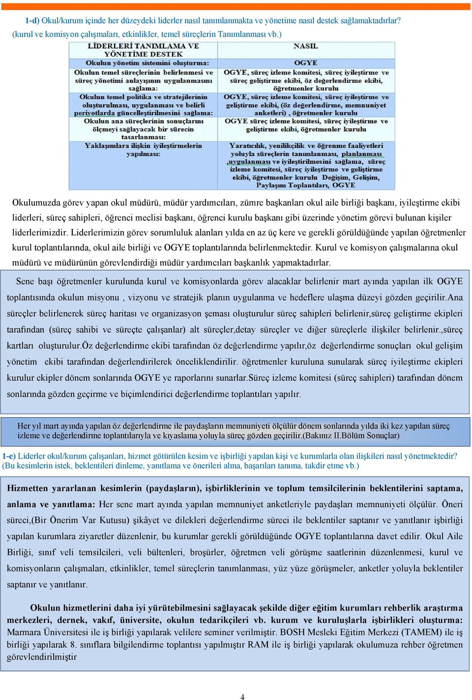 gibi üzerinde yönetim görevi bulunan kişiler liderlerimizdir.