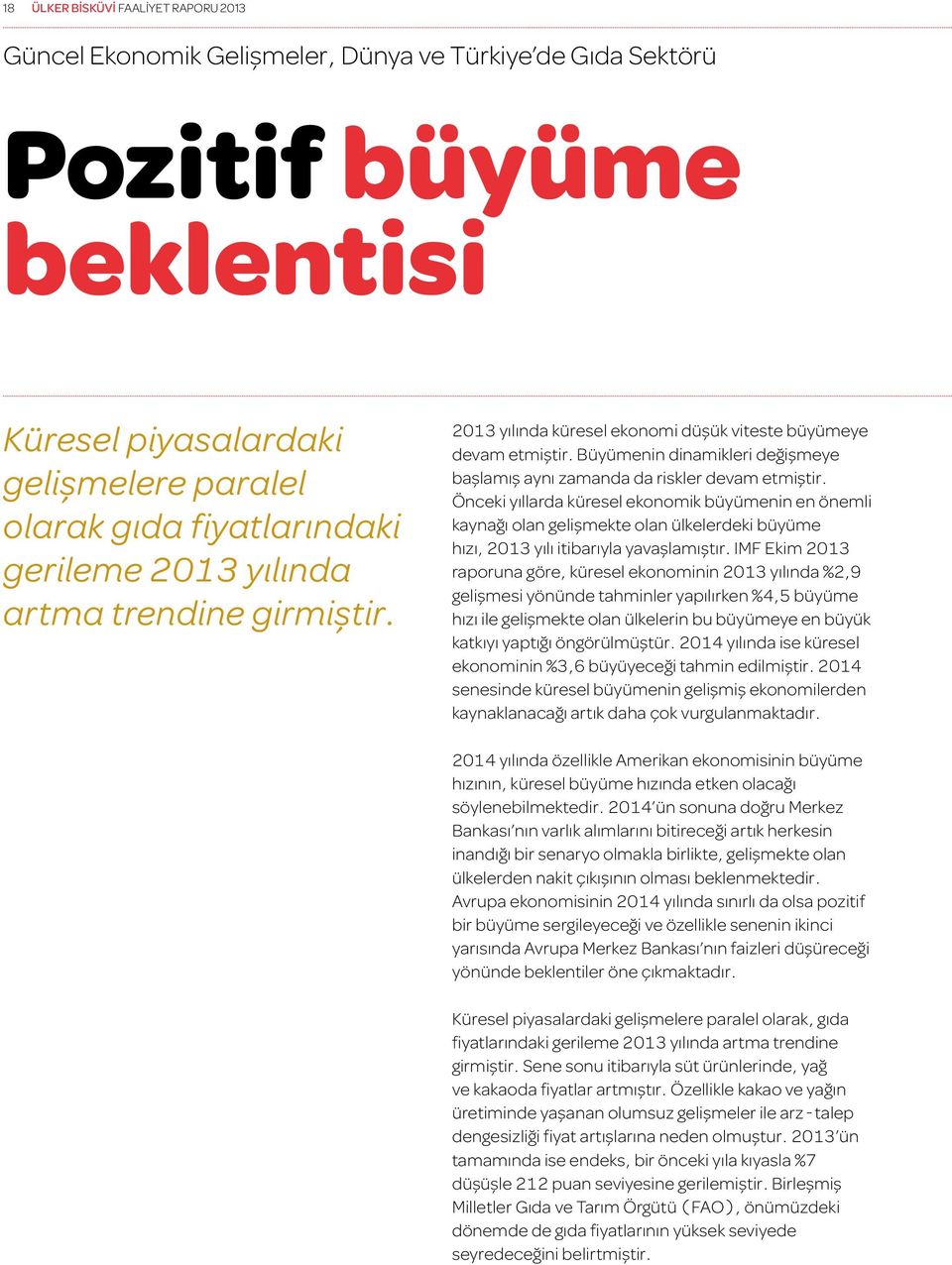 Önceki yıllarda küresel ekonomik büyümenin en önemli kaynağı olan gelişmekte olan ülkelerdeki büyüme hızı, 2013 yılı itibarıyla yavaşlamıştır.