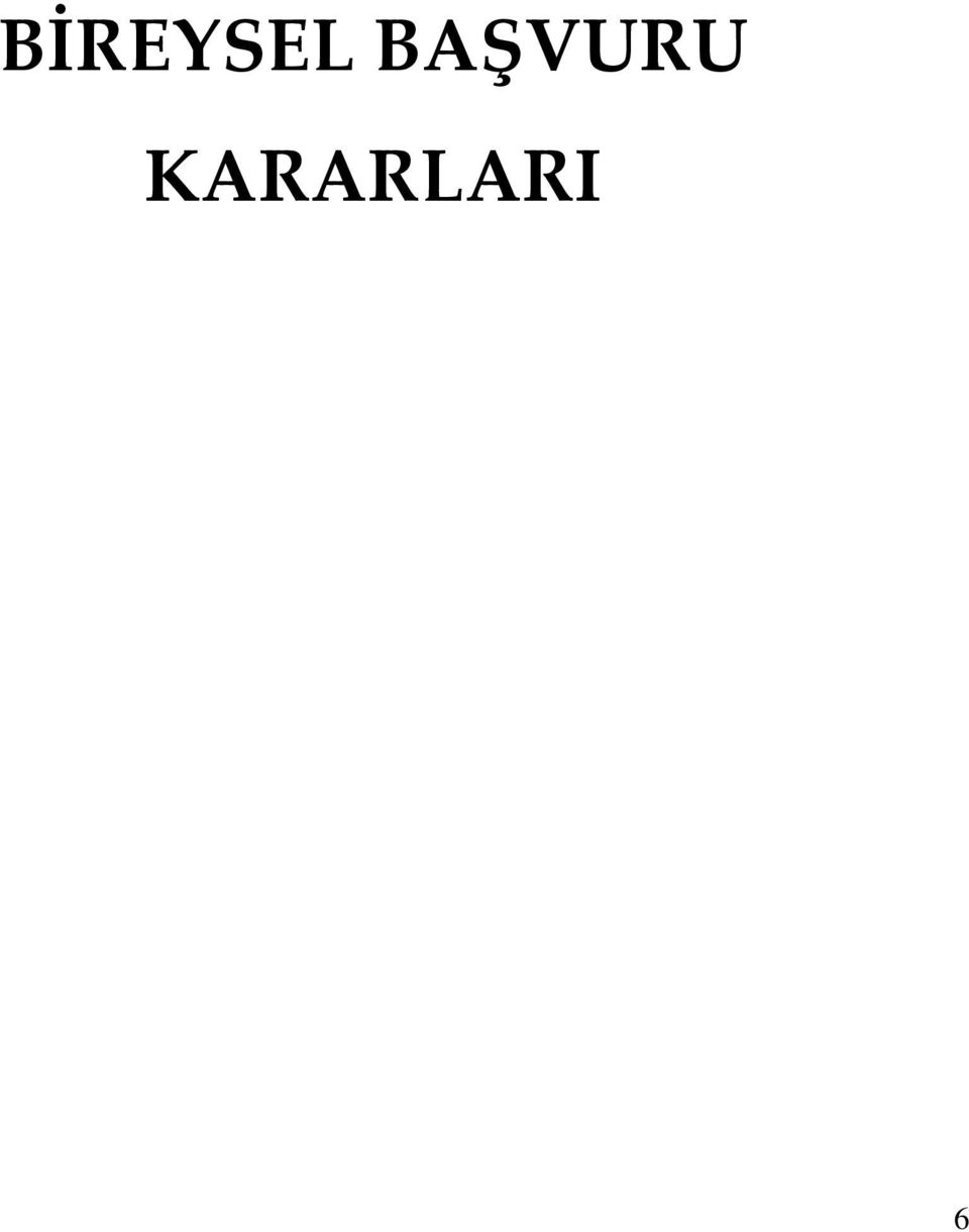 KARARLARI