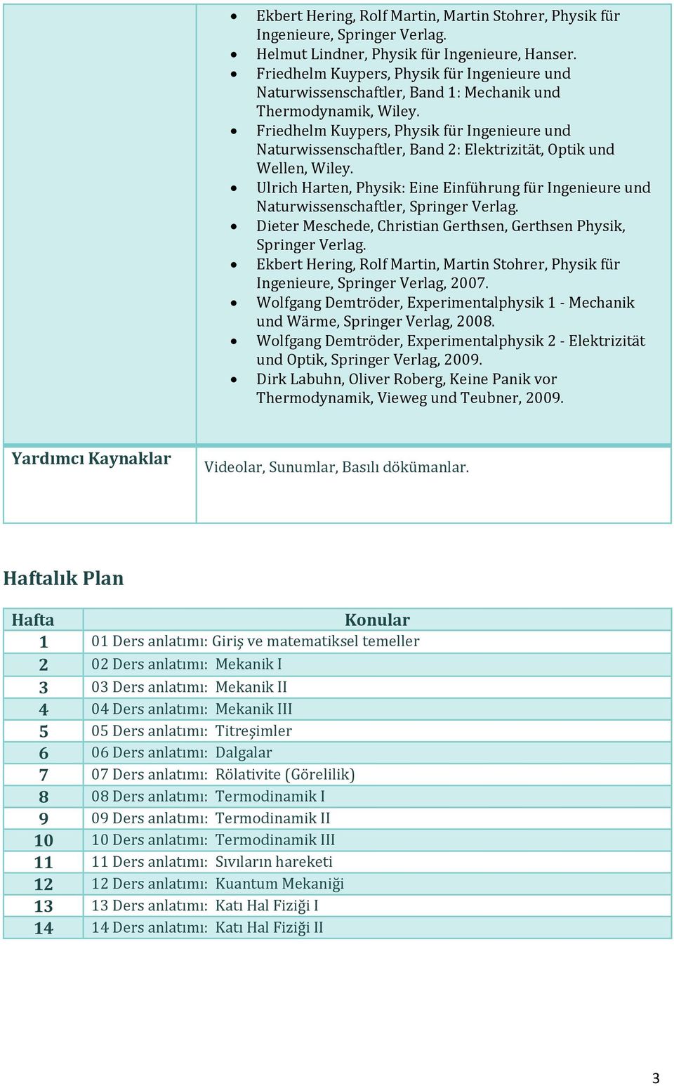 Friedhelm Kuypers, Physik für Ingenieure und Naturwissenschaftler, Band 2: Elektrizität, Optik und Wellen, Wiley.