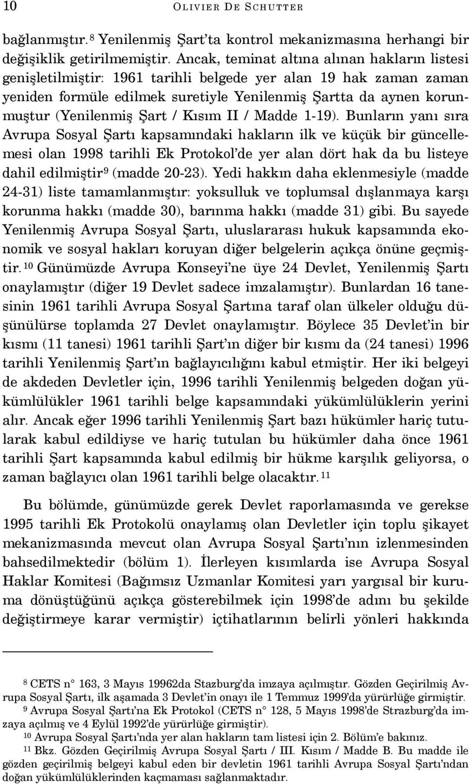 Şart / Kısım II / Madde 1-19).