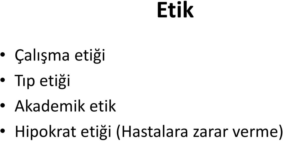 etik Hipokrat etiği