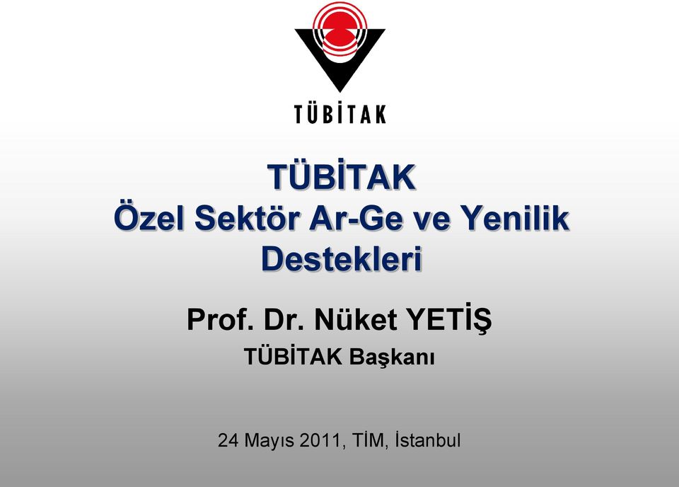 Nüket YETİŞ TÜBİTAK Başkanı