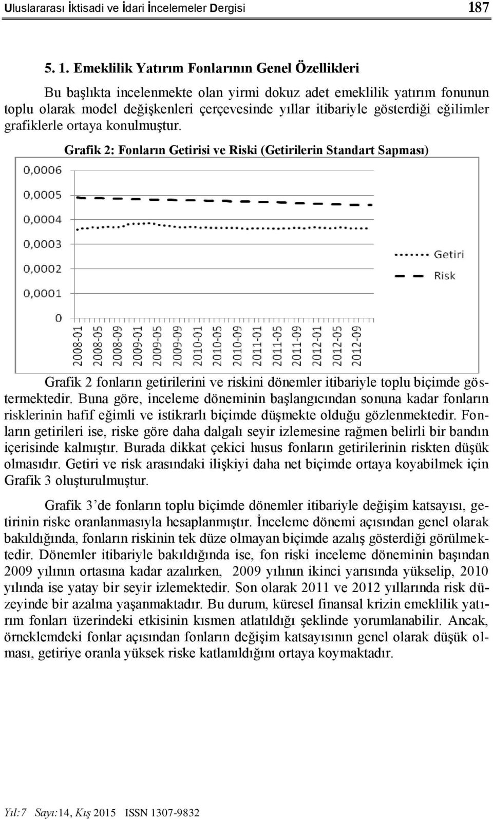 Emeklilik Yatırım Fonlarının Genel Özellikleri Bu başlıkta incelenmekte olan yirmi dokuz adet emeklilik yatırım fonunun toplu olarak model değişkenleri çerçevesinde yıllar itibariyle gösterdiği