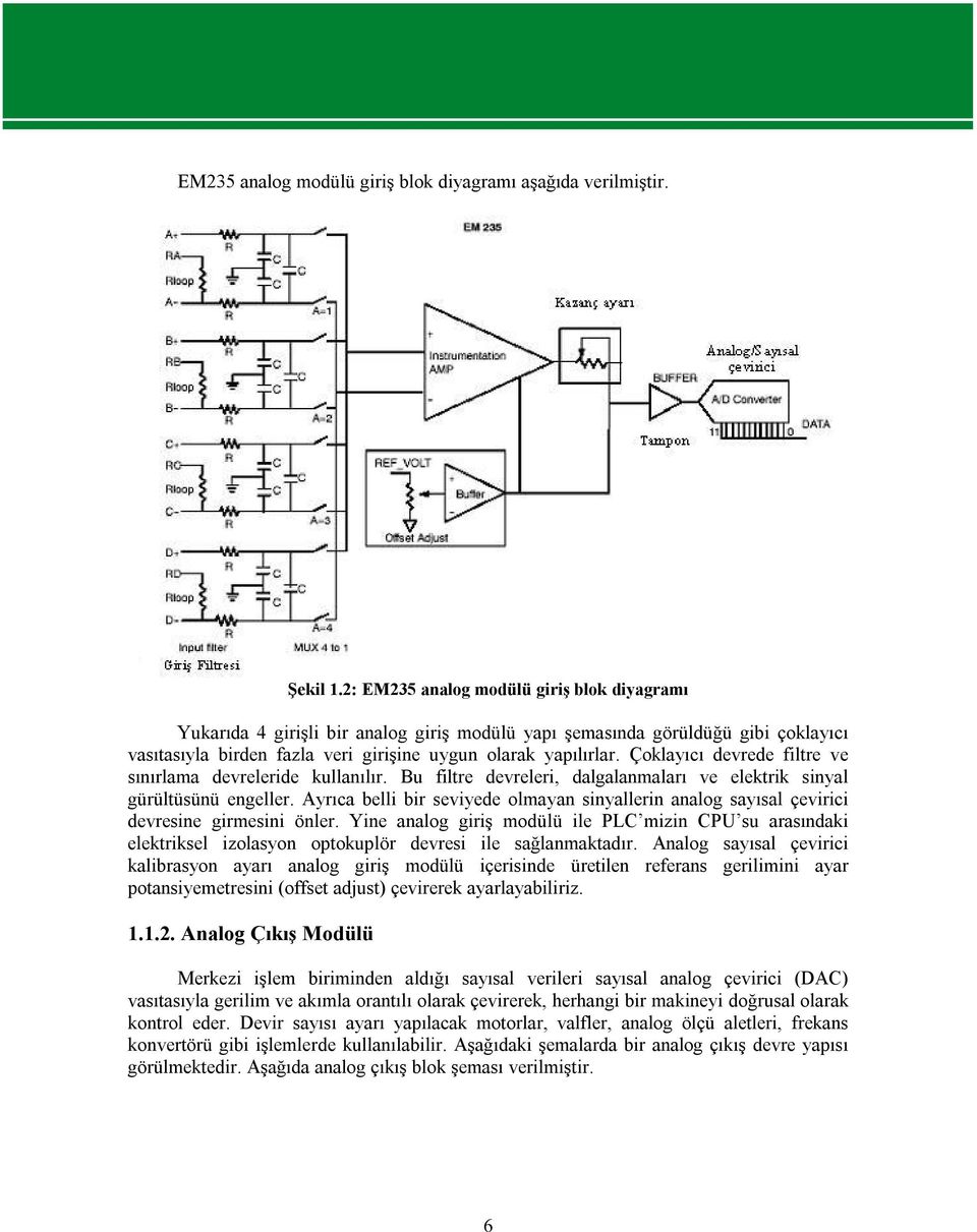 Çoklayıcı devrede filtre ve sınırlama devreleride kullanılır. Bu filtre devreleri, dalgalanmaları ve elektrik sinyal gürültüsünü engeller.