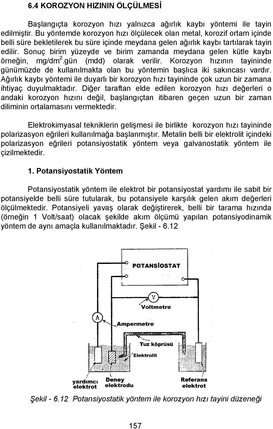 Sonuç birim yüzeyde ve birim zamanda meydana gelen kütle kaybı örneğin, mg/dm 2.gün (mdd) olarak verilir.