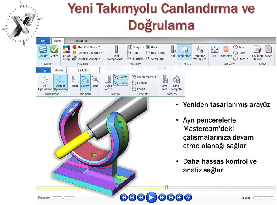 Mastercam deki çalışmalarınıza devam etme