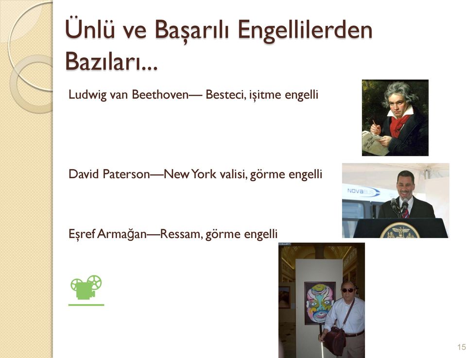 engelli David Paterson New York valisi,