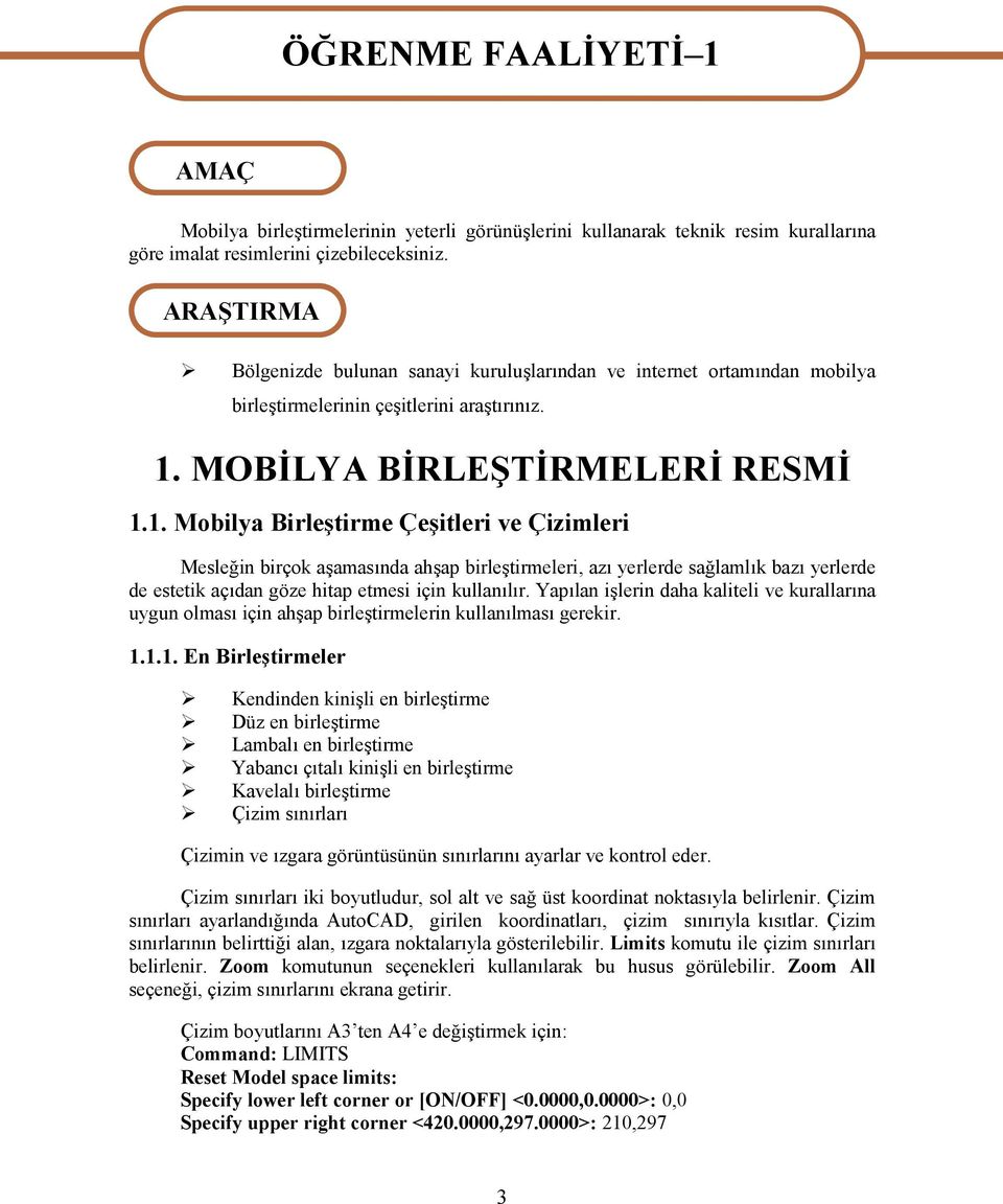 MOBİLYA BİRLEŞTİRMELERİ RESMİ 1.