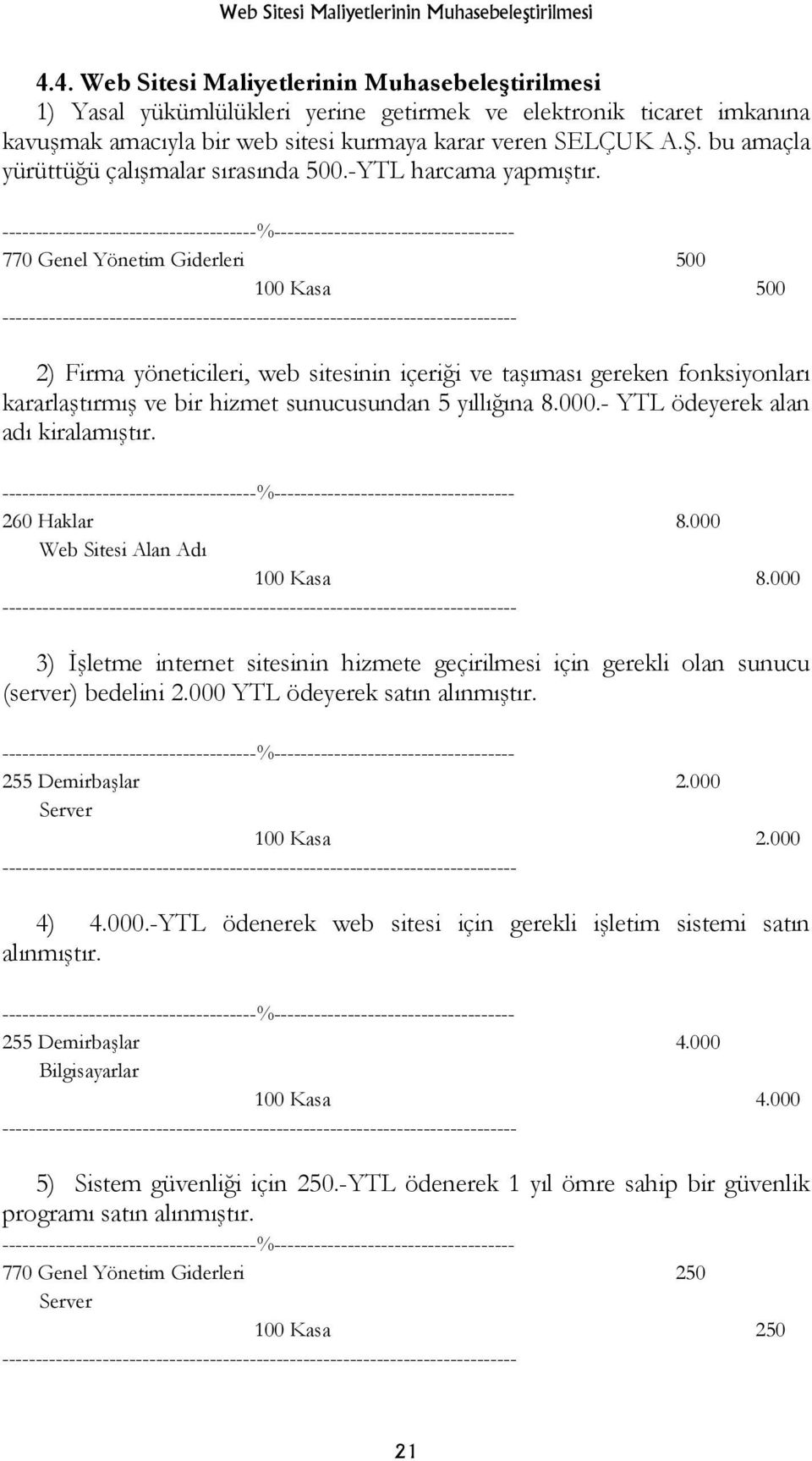 bu amaçla yürüttüğü çalışmalar sırasında 500.-YTL harcama yapmıştır.