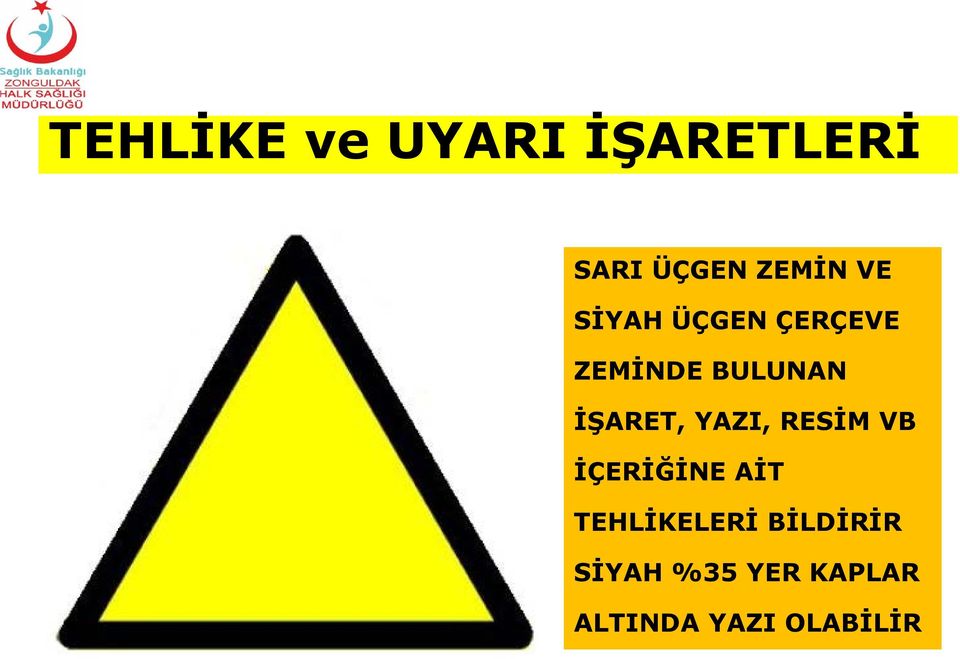 İŞARET, YAZI, RESİM VB İÇERİĞİNE AİT