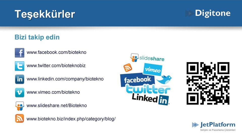 linkedin.com/company/biotekno www.vimeo.