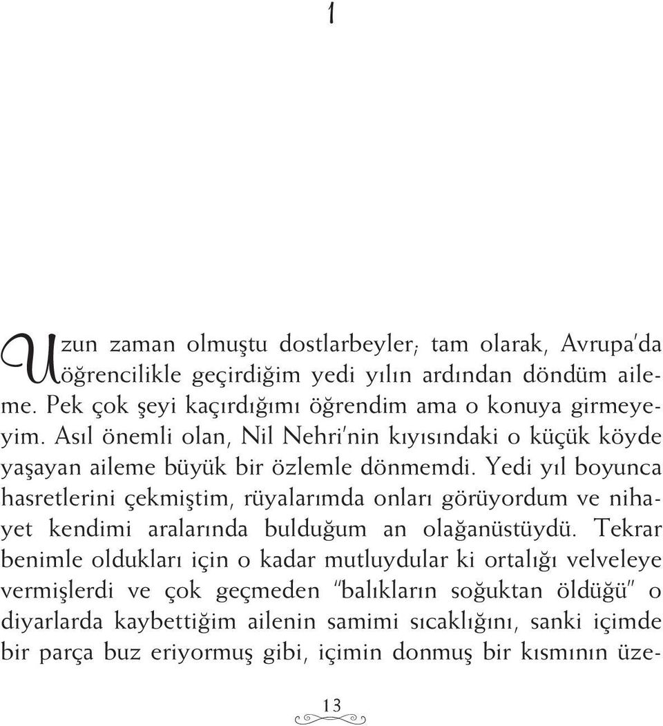 Yedi yıl boyunca hasretlerini çekmiştim, rüyalarımda onları görüyordum ve nihayet kendimi aralarında bulduğum an olağanüstüydü.