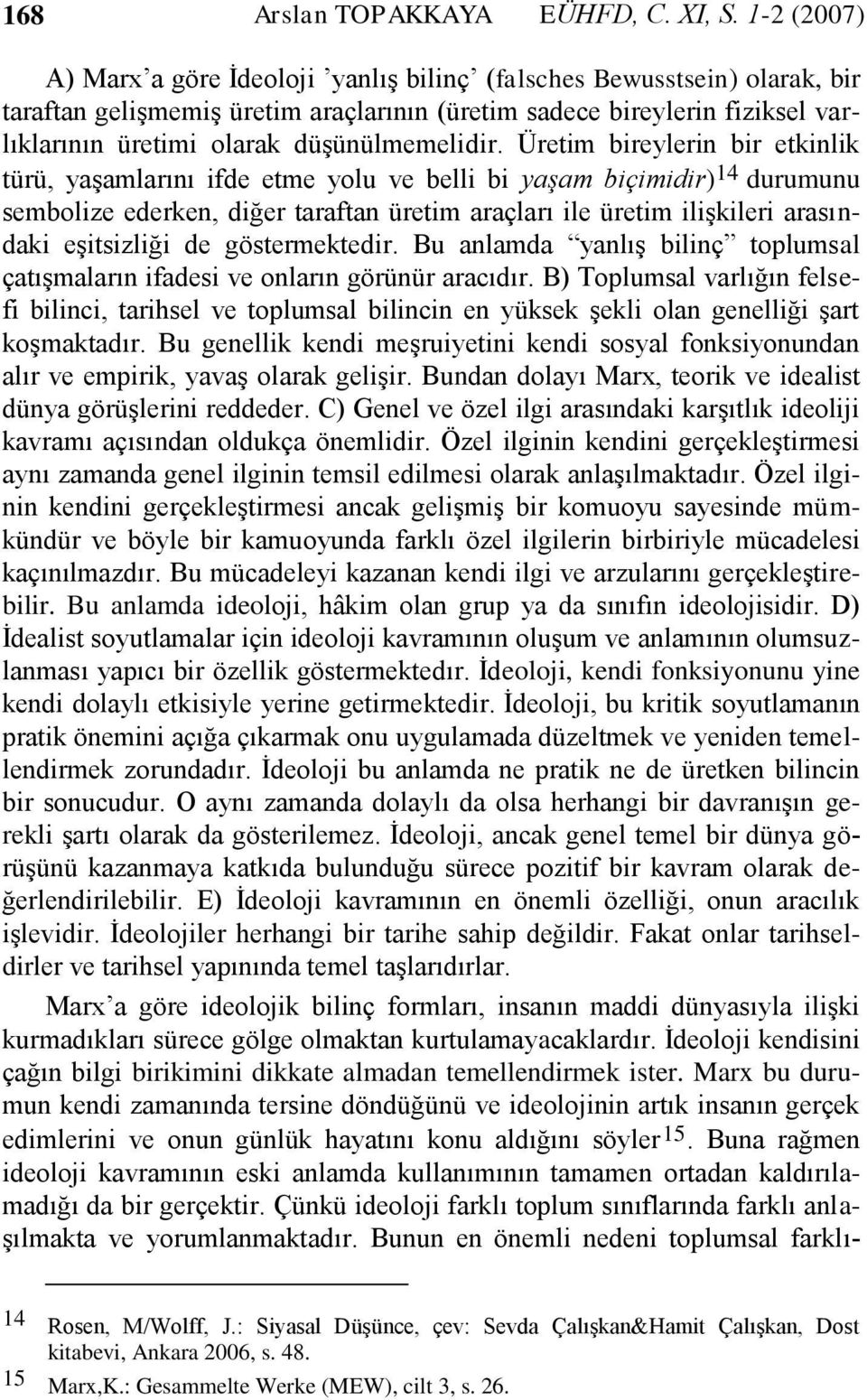 düşünülmemelidir.