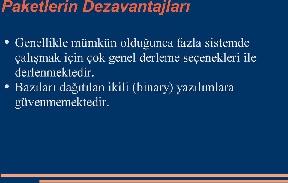 derleme seçenekleri ile derlenmektedir.