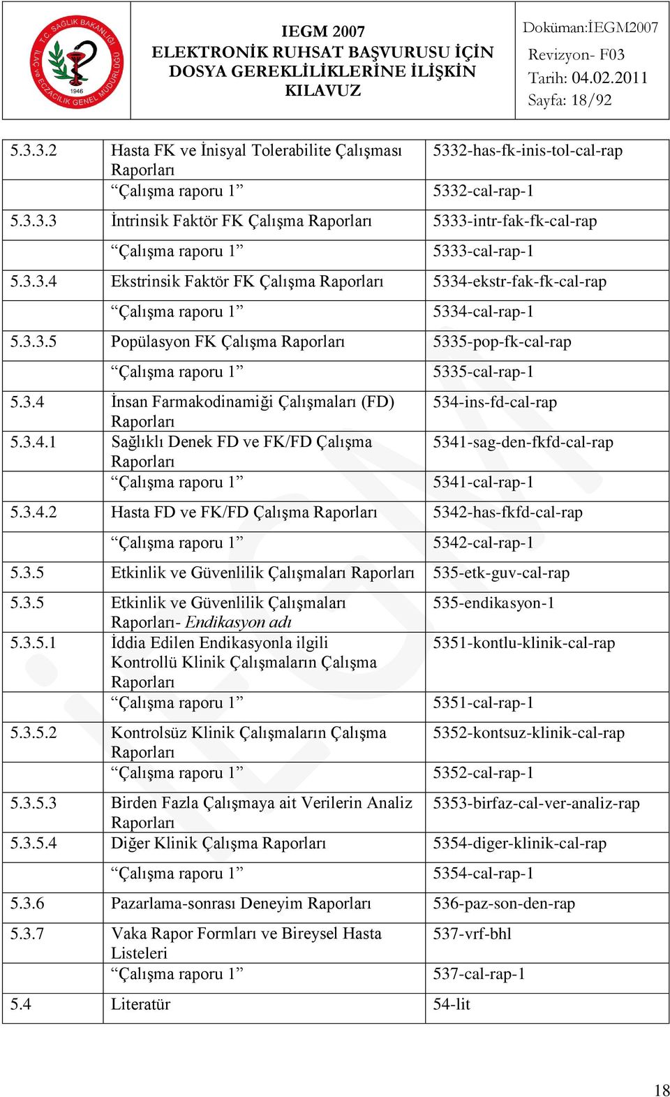 3.3.4 Ekstrinsik Faktör FK ÇalıĢma Raporları 5334-ekstr-fak-fk-cal-rap ÇalıĢma raporu 1 5334-cal-rap-1 5.3.3.5 Popülasyon FK ÇalıĢma Raporları 5335-pop-fk-cal-rap ÇalıĢma raporu 1 5.3.4 Ġnsan Farmakodinamiği ÇalıĢmaları (FD) Raporları 5.