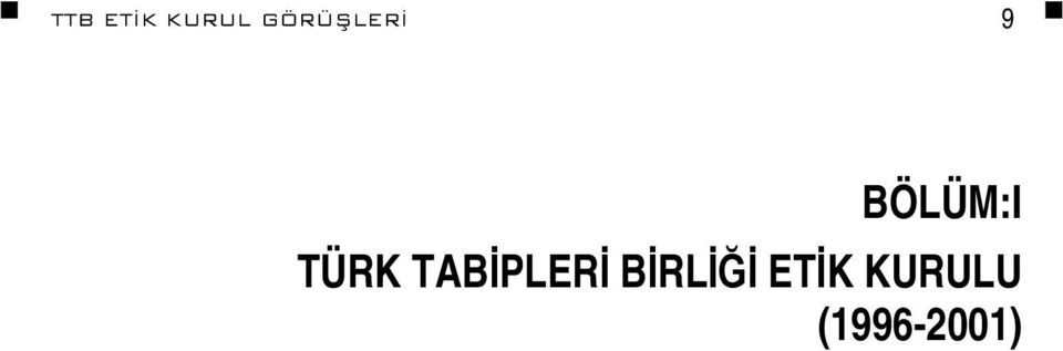 TÜRK TABİPLERİ