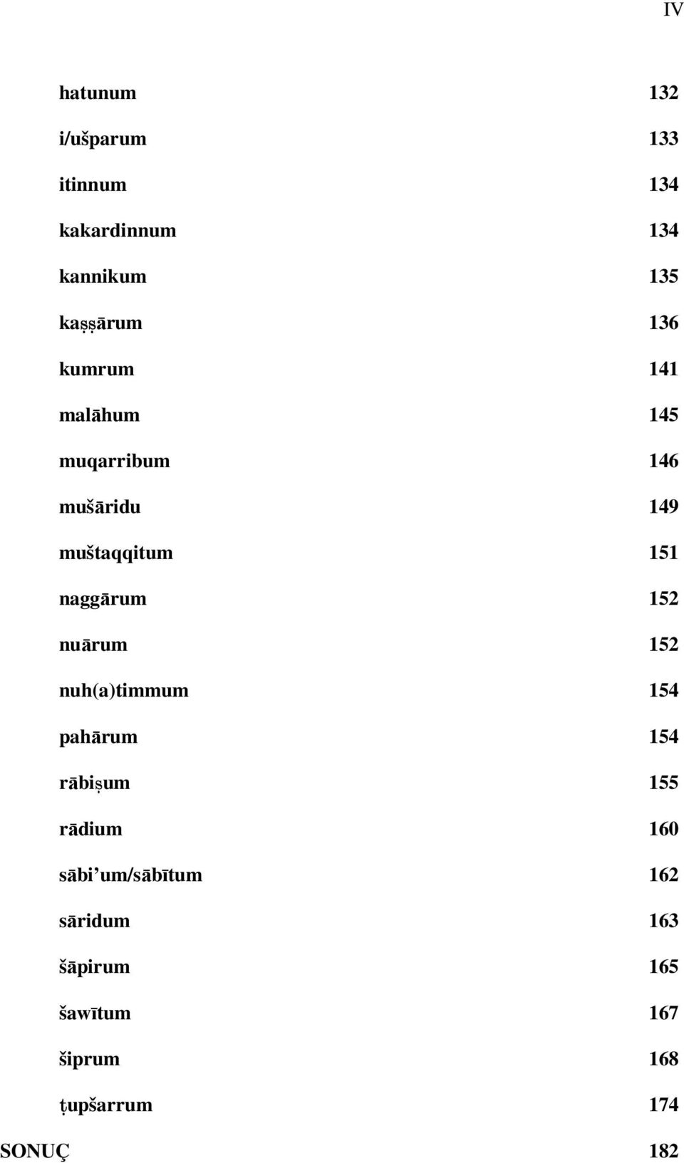 naggārum 152 nuārum 152 nuh(a)timmum 154 pahārum 154 rābiøum 155 rādium 160