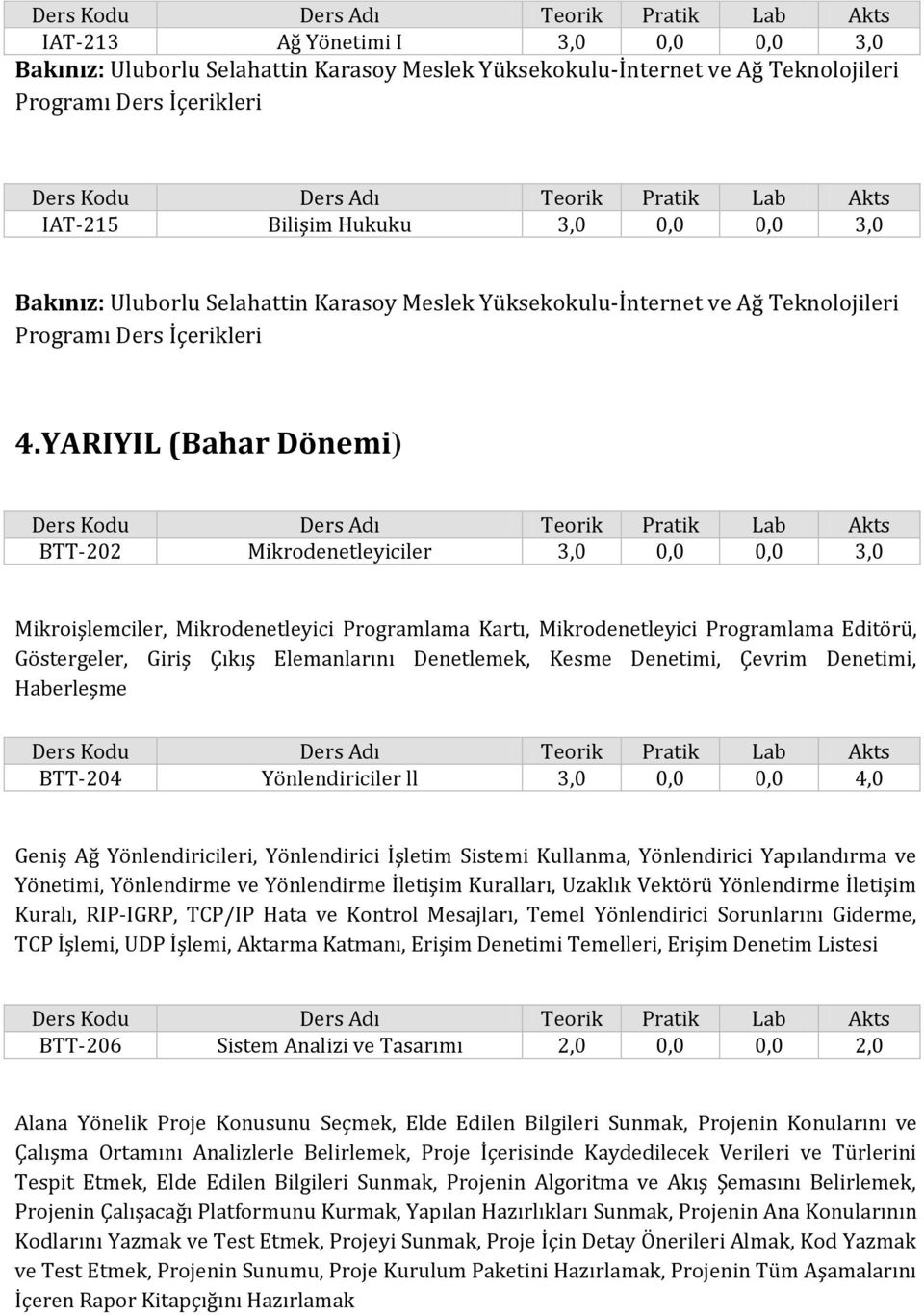 Denetlemek, Kesme Denetimi, Çevrim Denetimi, Haberleşme BTT-204 Yönlendiriciler ll 3,0 0,0 0,0 4,0 Geniş Ağ Yönlendiricileri, Yönlendirici İşletim Sistemi Kullanma, Yönlendirici Yapılandırma ve