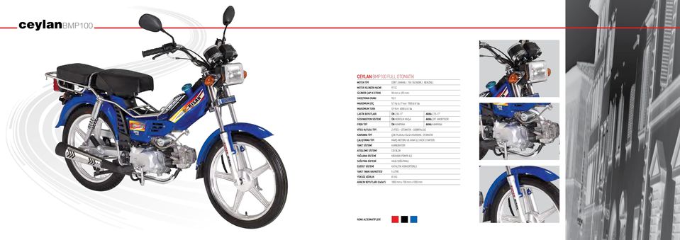 m 6000 d/d da LASTİK BOYUTLARI ÖN 2,50-17 ARKA 2,75-17 SÜSPANSİYON SİSTEMİ ÖN HİDROLİK MAŞA ARKA ÇİFT AMORTİSÖR FREN