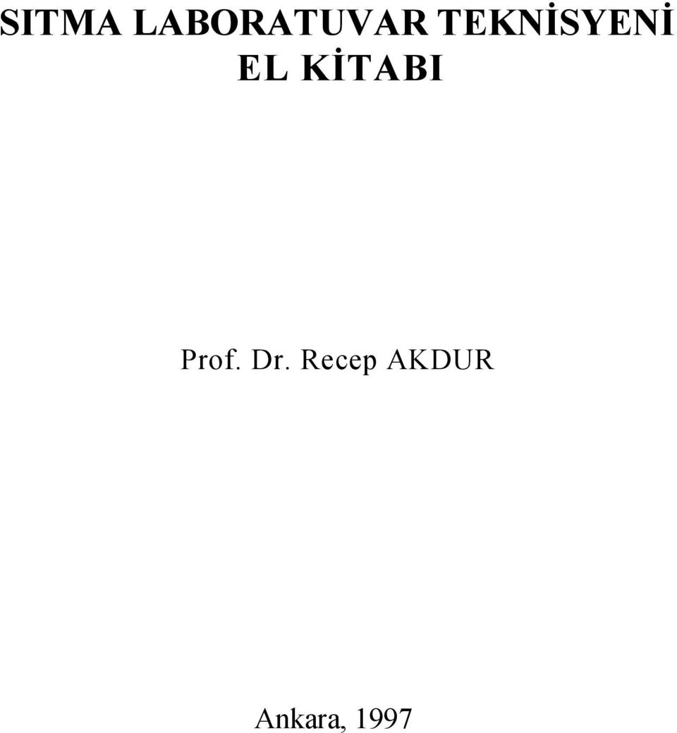 KİTABI Prof. Dr.