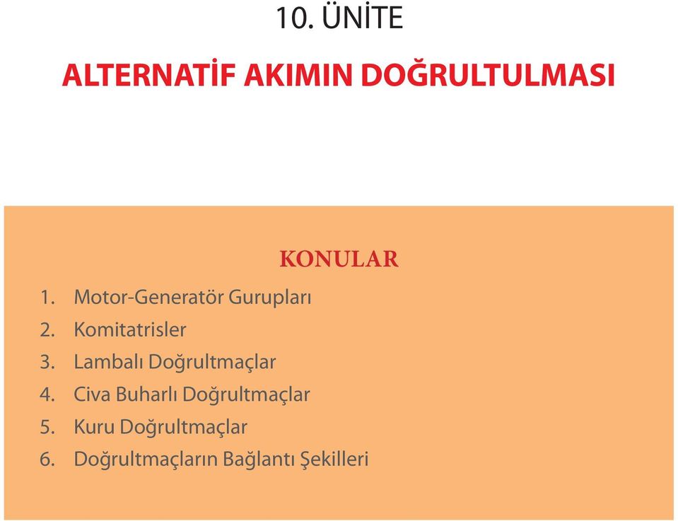 Lambalı Doğrultmaçlar 4.