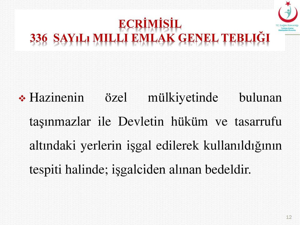 Devletin hüküm ve tasarrufu altındaki yerlerin işgal