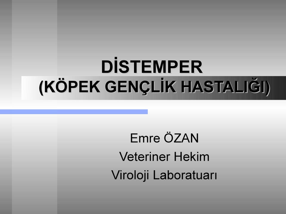 Emre ÖZAN Veteriner