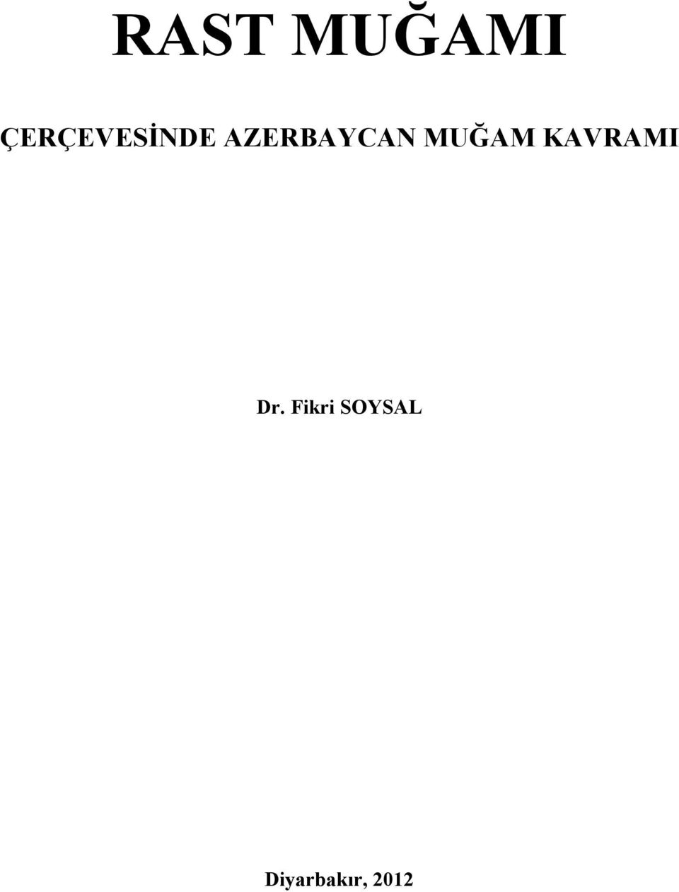 AZERBAYCAN MUĞAM