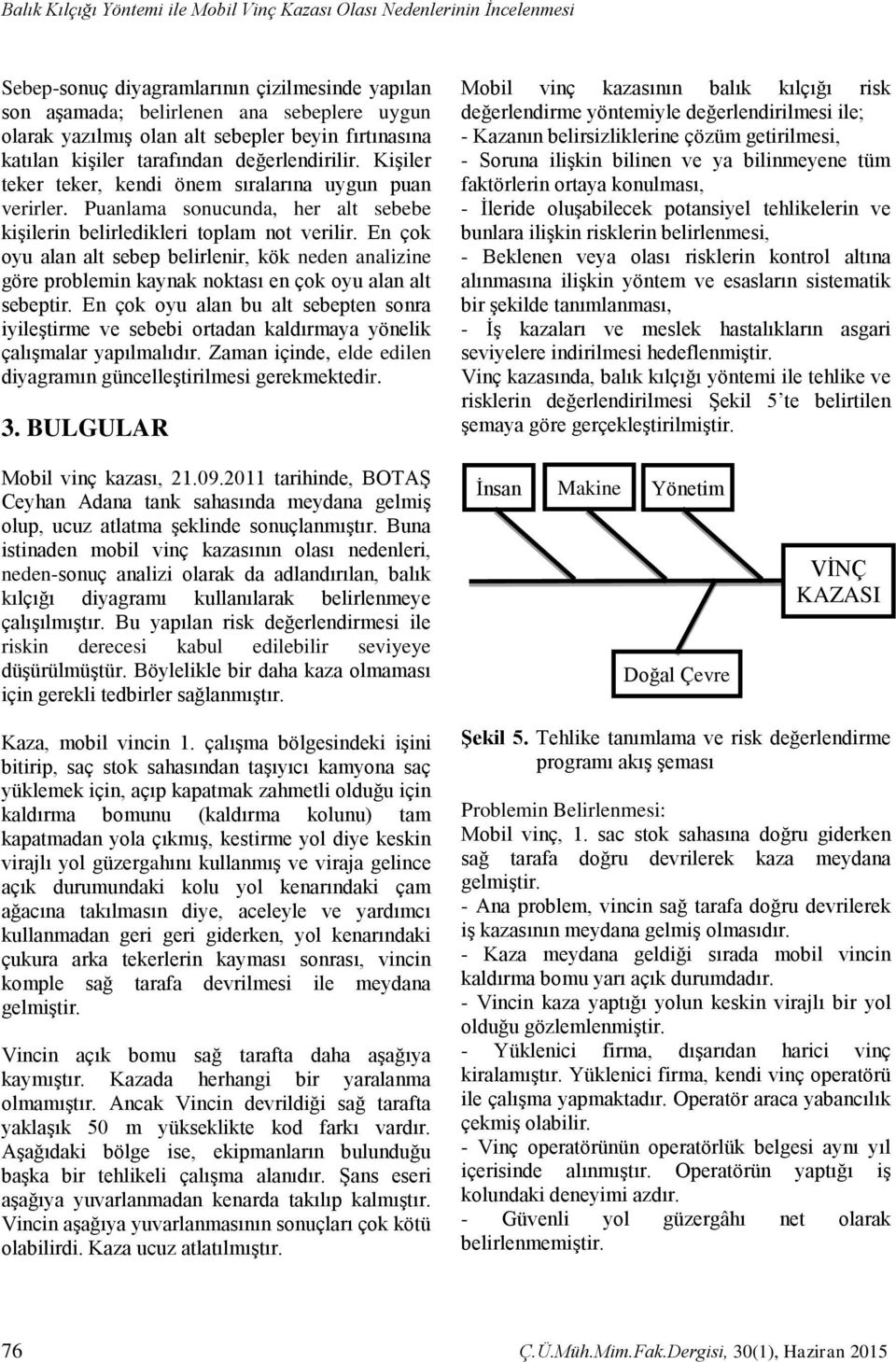 Puanlama sonucunda, her alt sebebe kişilerin belirledikleri toplam not verilir. En çok oyu alan alt sebep belirlenir, kök neden analizine göre problemin kaynak noktası en çok oyu alan alt sebeptir.